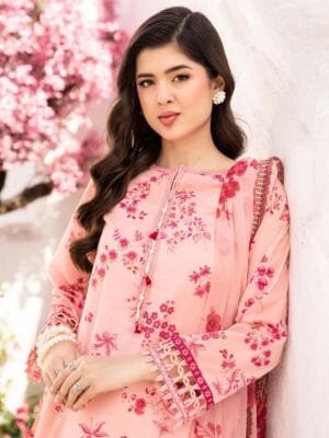 Stylish Women’s Cotton Printed Suit – Soft, Breathable Fabric