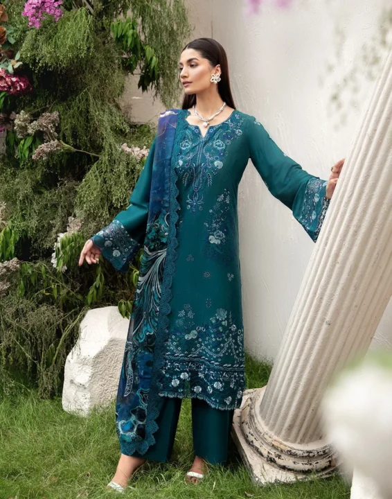 Pakistani Lawn Suit By ElIBAS- Riwaya Signature
