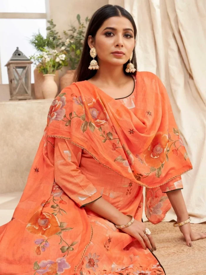 Elegant Karachi salwar suit – premium Pakistani salwar suit by ELIBAS