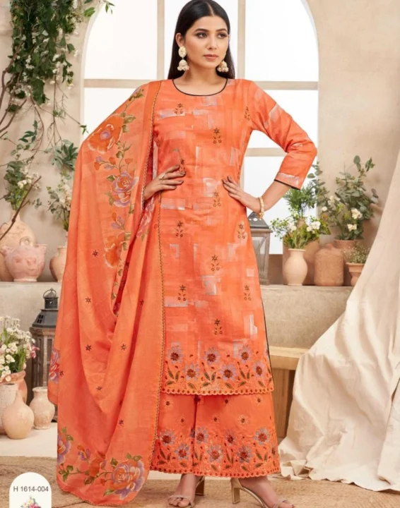 Elegant Karachi salwar suit – premium embroidered Pakistani salwar suit by ELIBAS